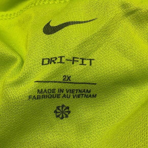 Nike Dri Fit Running Short Womens Size 2X Atomic Green Brief Lined 3" Activewear - Picture 6 of 10